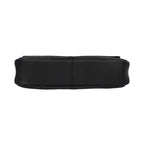 100% Genuine Leather Black Crossbody Bag with Multi Colour Embellishments (28x25x6cm)