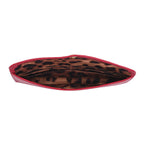 100% Genuine Leather Croc Embossed Pattern Long Size Wallet with Magnetic Closure (Size 20x10Cm) - Fuchsia