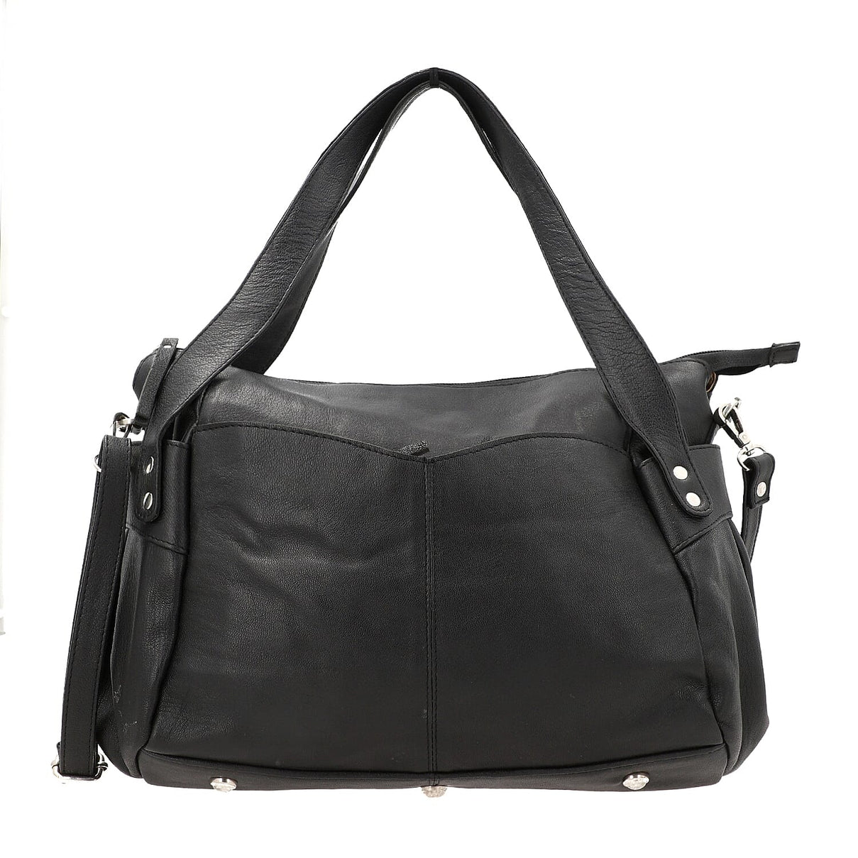 100% Genuine Leather RFID Bailey Bag - Black 7254132 0