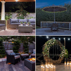 100 LED Lights with Flashing - Timer - Warm Light