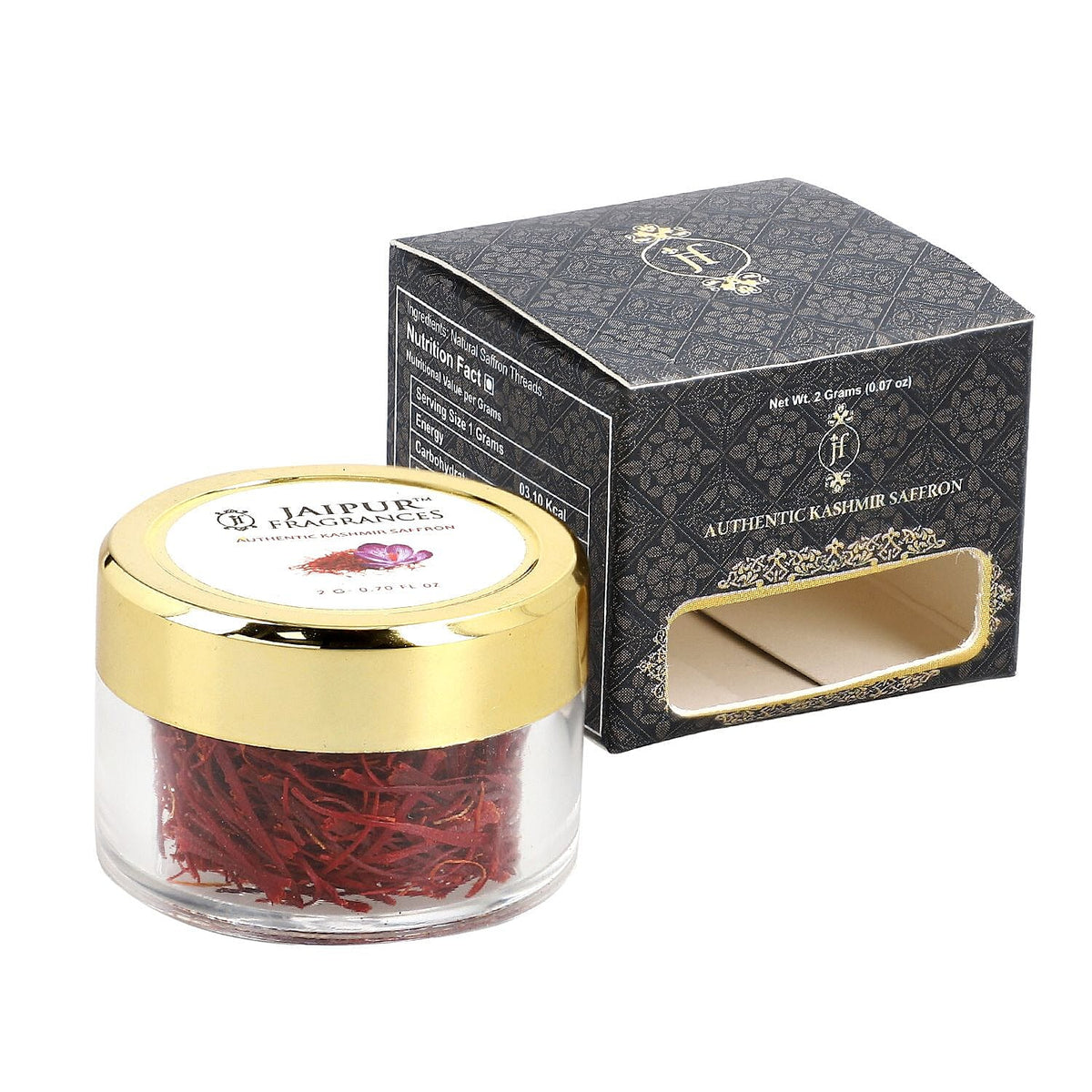 Certified 100% Pure &amp; Natural KASHMIRI Mongra Grade Saffron - 2 Gms. 7386555 7