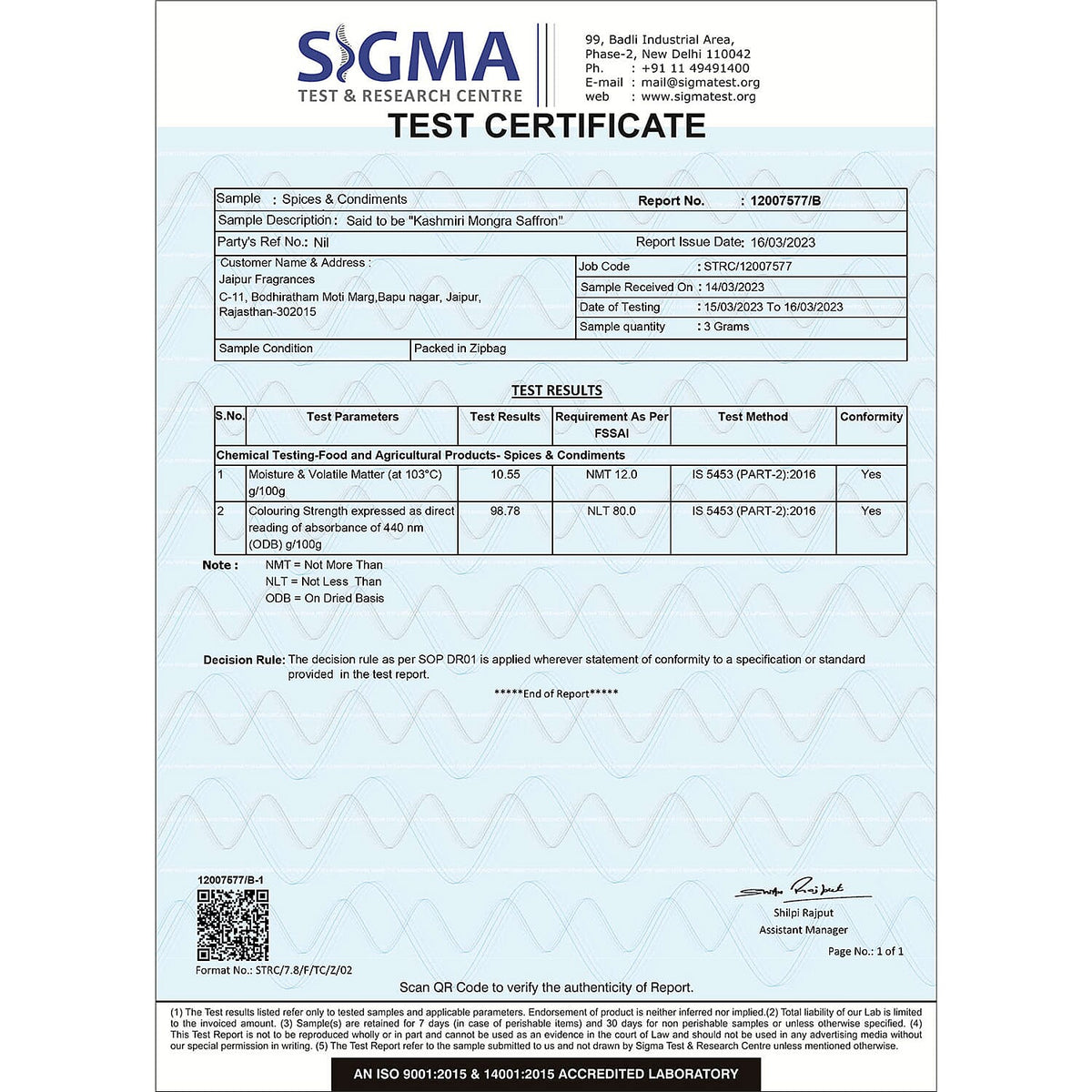Certified 100% Pure &amp; Natural KASHMIRI Mongra Grade Saffron - 2 Gms. 7386555 10