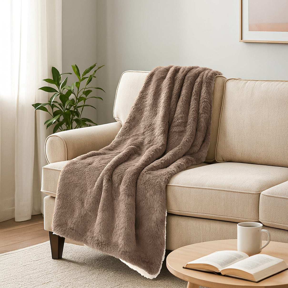 1000 gsm Plush Sherpa Blanket 7786939 1