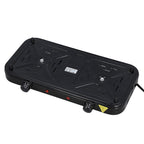 Kitchen Essentials 1000W Double Hot Plate - Black