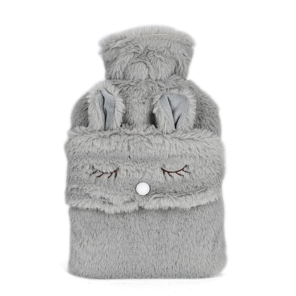 1000ml Plush Hot Water Bag with Eye Mask Set 7893974 0
