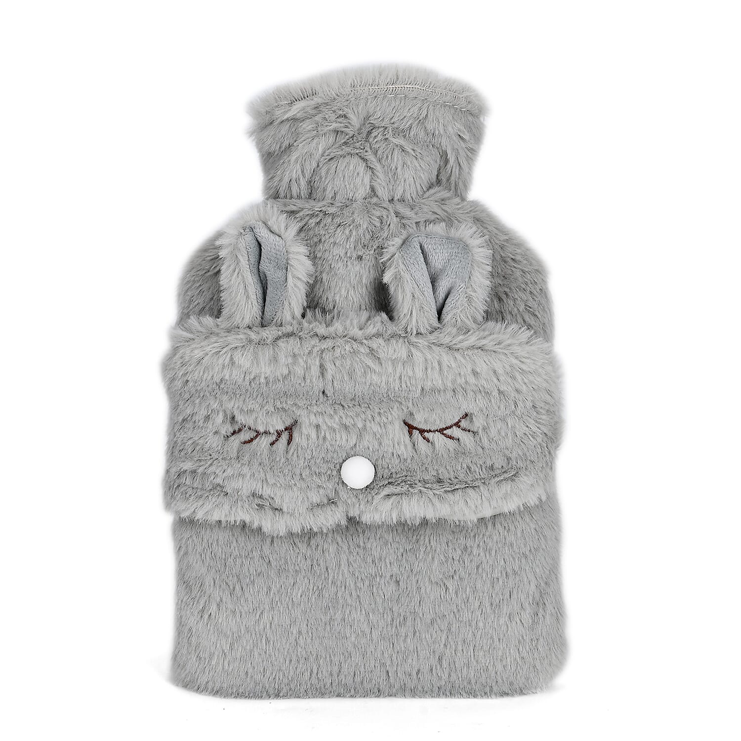 1000ml Plush Hot Water Bag with Eye Mask Set 7893974 0