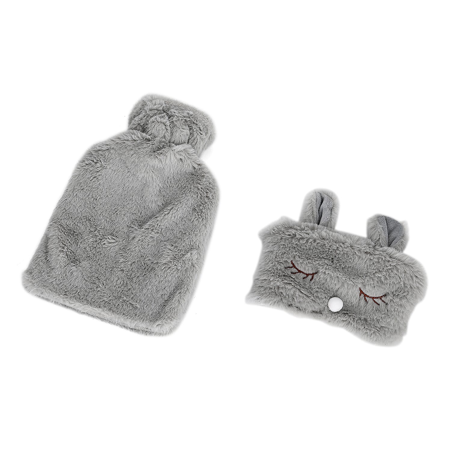 1000ml Plush Hot Water Bag with Eye Mask Set 7893974 3