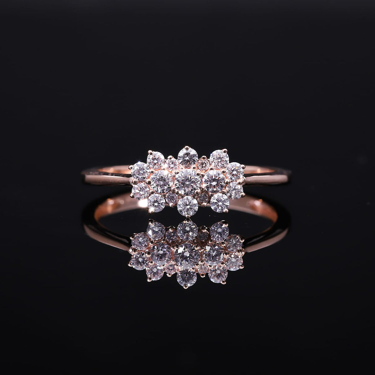 10K Rose Gold VS-SI Pink Diamond VS-SI Ring, Gold Wt.2 Gms  0.500  Ct. 8523951 1