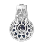 10K White Gold AAA Lab Grown Alexandrite, Lab Grown Diamond EF, VS Solitaire Pendant, Gold Wt.2.1 Gms  4.190  Ct.