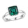 White Gold Emerald Rings