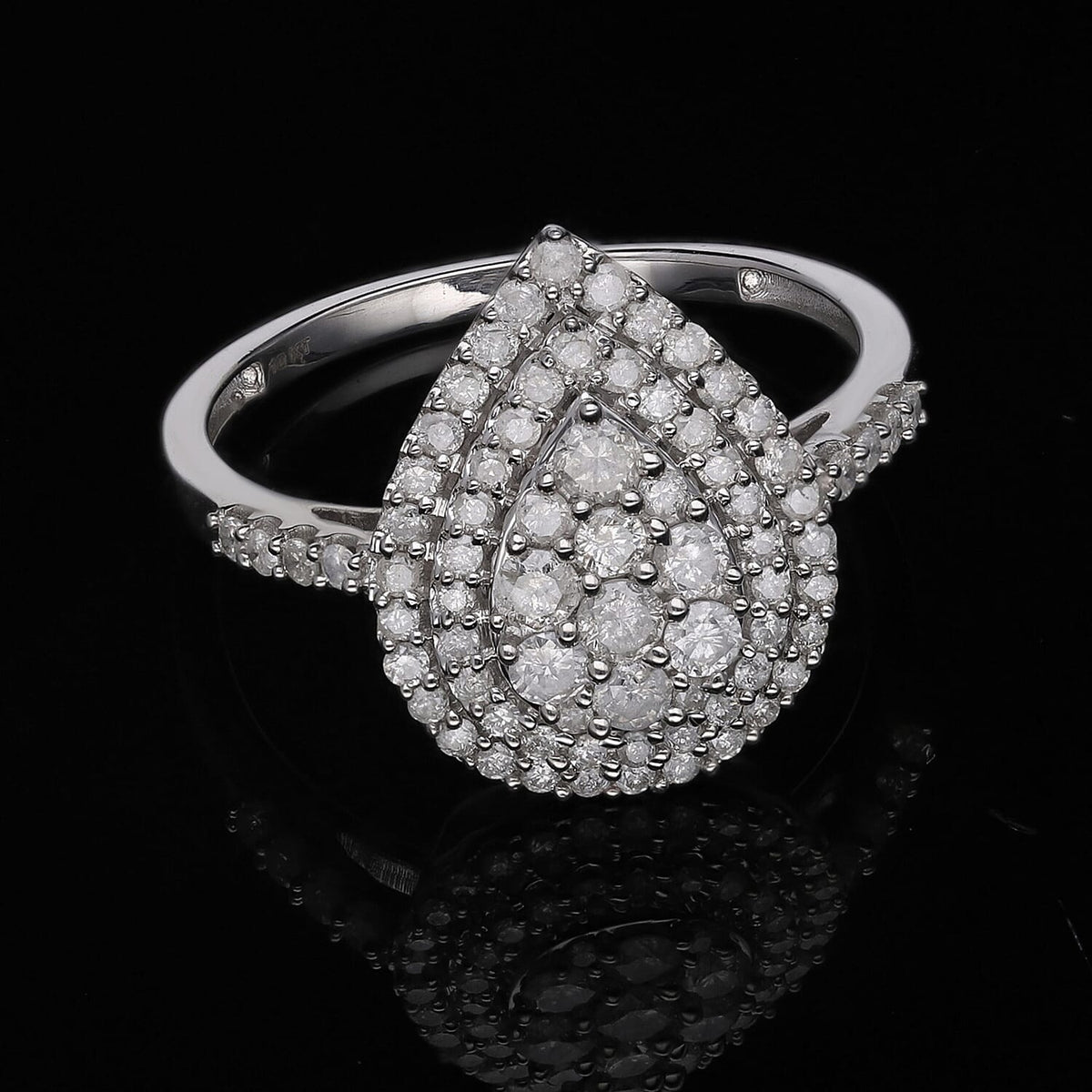 NY Close Out- 9K White Gold SGL Certified Diamond (G-H) Ring 1.00 Ct. 7575318 1