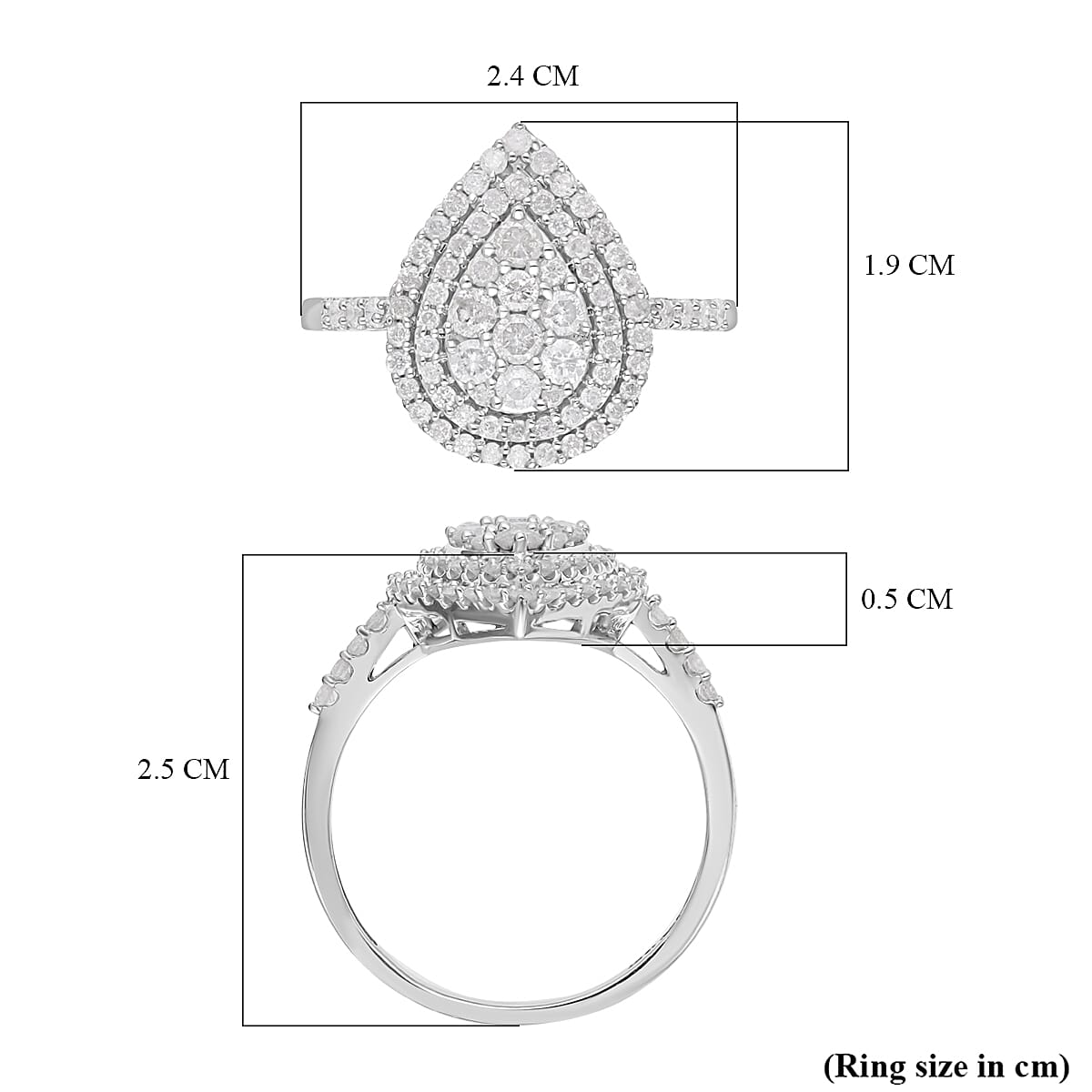 NY Close Out- 9K White Gold SGL Certified Diamond (G-H) Ring 1.00 Ct. 7575318 5