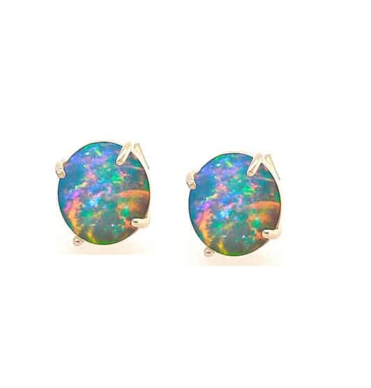 10K Yellow Gold  AAA   Ethiopian Opal  Earring 2.65 ct,  Gold Wt. 1.71 Gms  2.650  Ct. 7682603 0