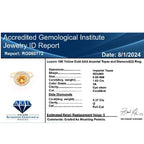 10K Yellow Gold  AAA   Imperial Topaz ,  White Diamond  I2 Ring 2.00 ct,  Gold Wt. 3.78 Gms  2.000  Ct.
