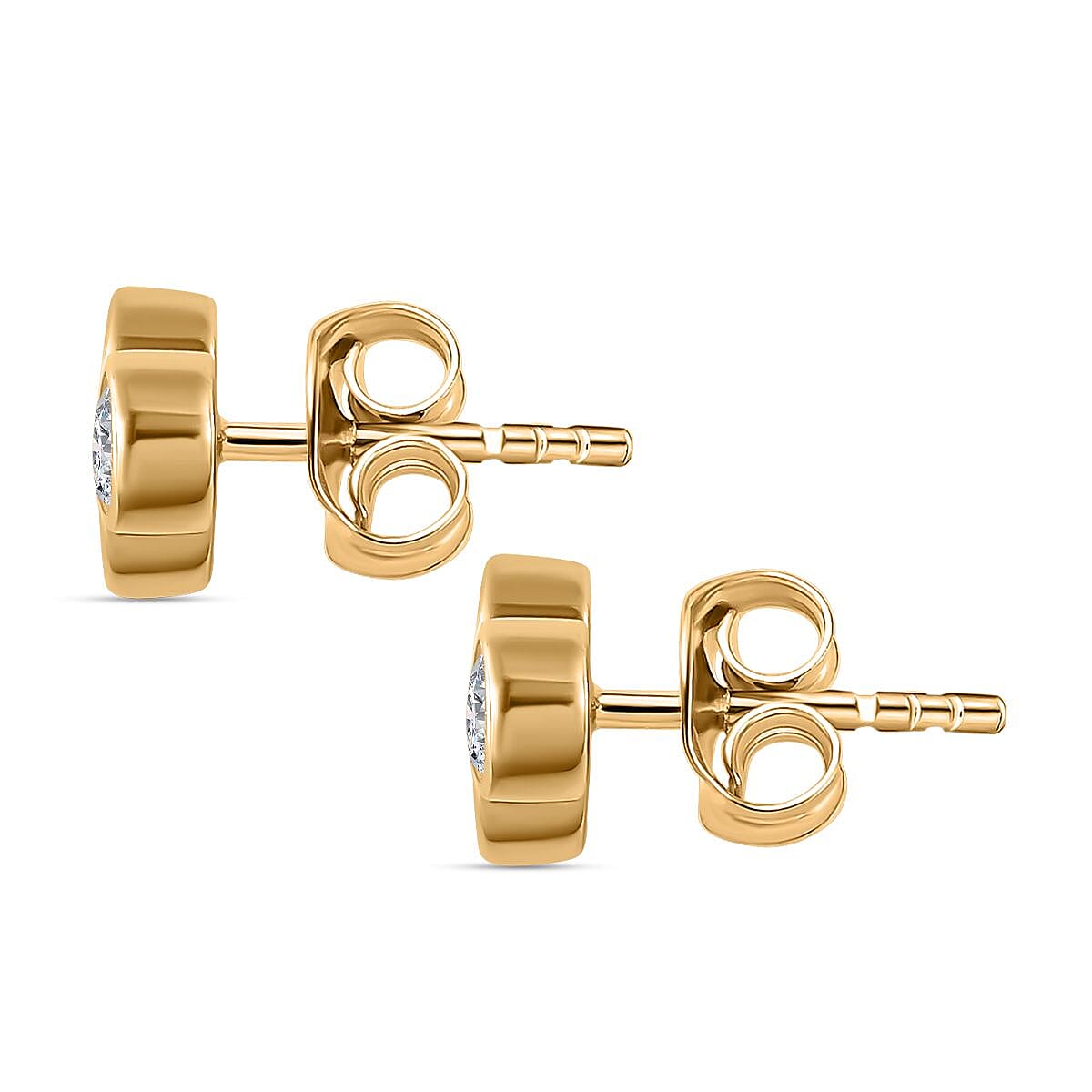 Designer Inspired One Time Deal- 9K Yellow Gold Diamond Bubble Earrings 0.50 Ct 7727213 3