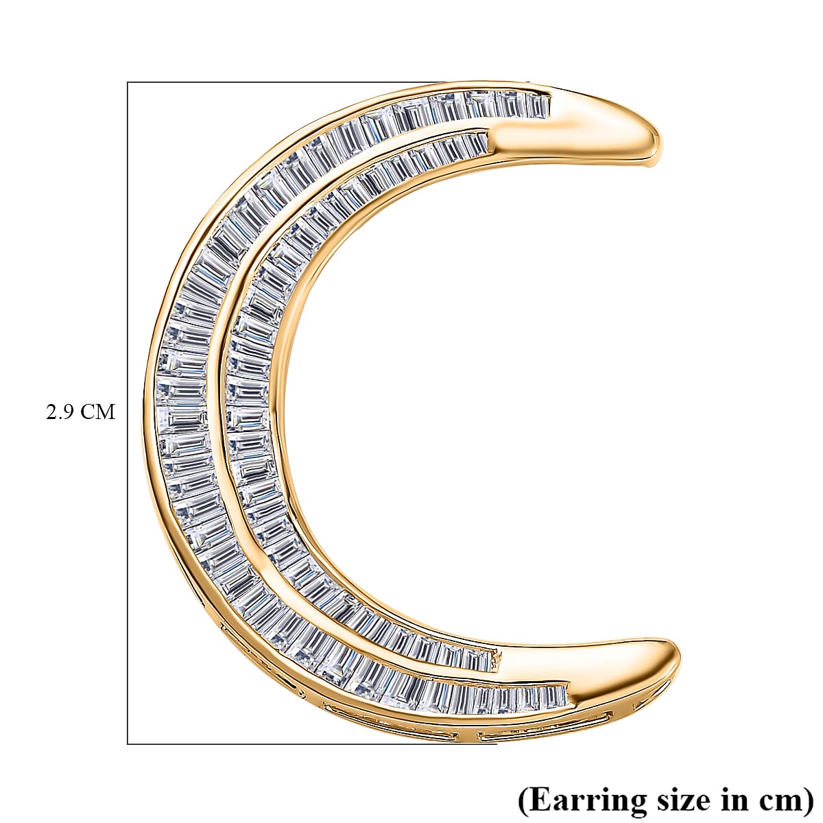 NY Closeout Deal - 9K Yellow Gold Diamond (G-H) Moon Pendant 1.00 Ct. 7730431 5