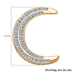 NY Closeout Deal - 9K Yellow Gold Diamond (G-H) Moon Pendant 1.00 Ct.