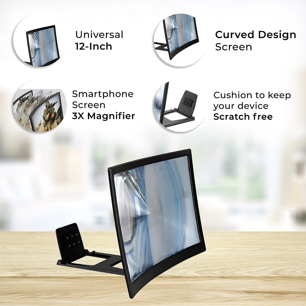 Phone Screen Magnifier - Black