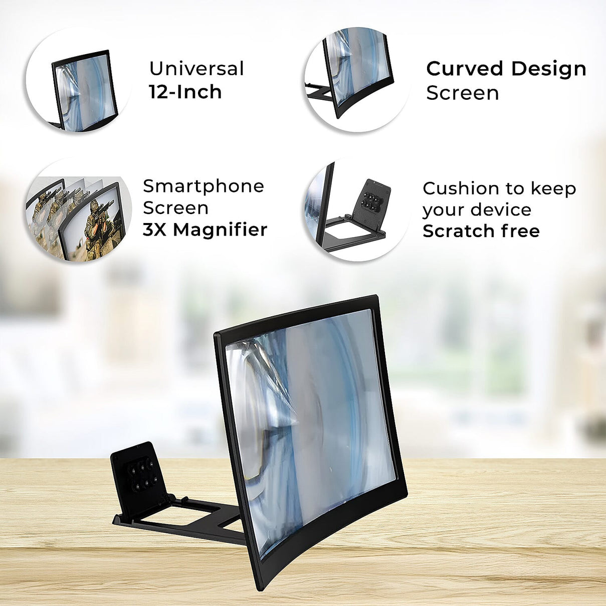 12-Inch Smartphone Screen 3X Magnifier 8094374 1