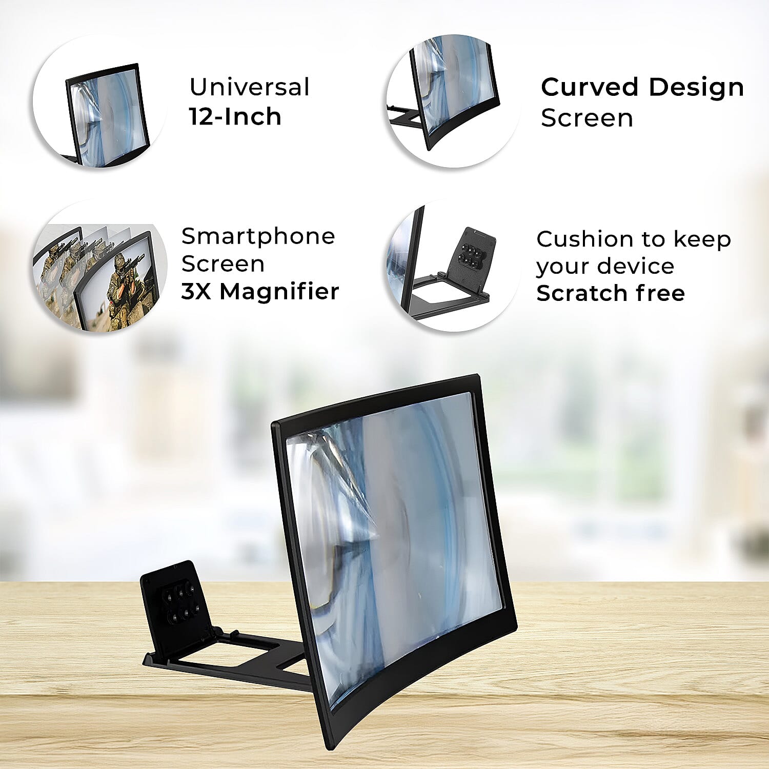 12-Inch Smartphone Screen 3X Magnifier 8094374 1