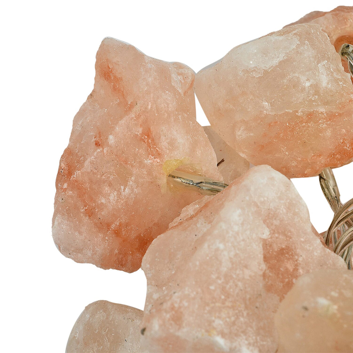 12 LED Lights with Rock Salt Chunks (3 AA Batteries Not Included, Size 208x4x4 cm) 6885540 2