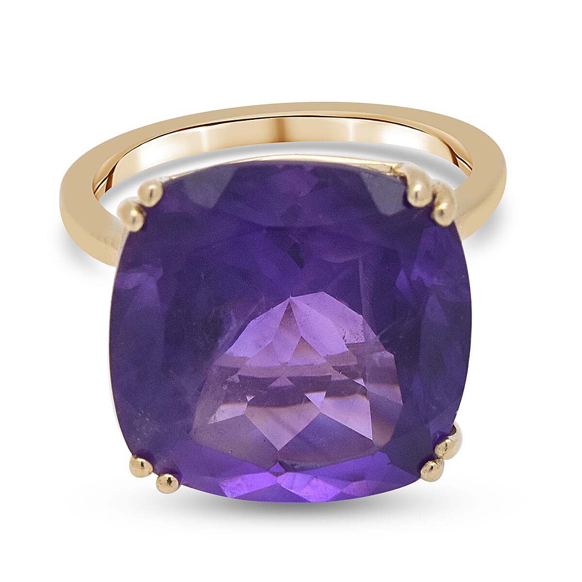 12.18 Ct. Lusaka Amethyst Ring in Sterling 6034114 0
