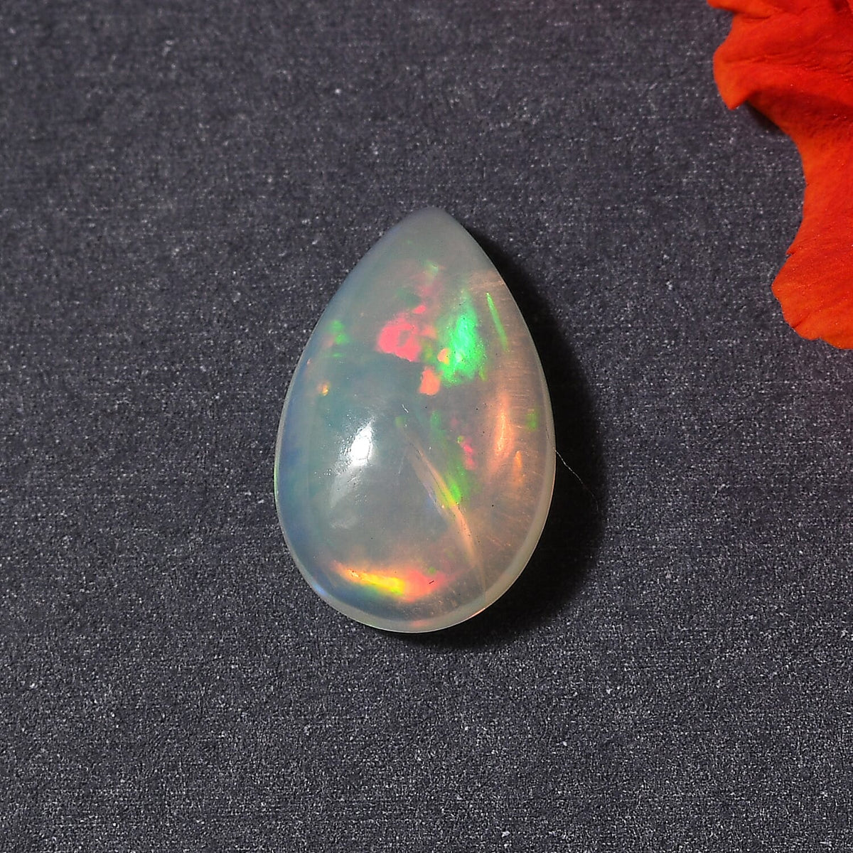 12.77 Ct. Loose Ethiopian Opal A Grade Pear 14x9mm 6187584 2