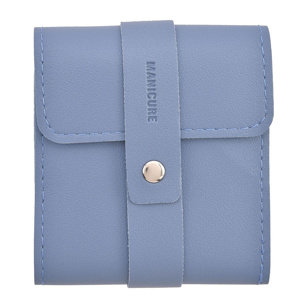 12pcs Manicure Set with Case - Blue