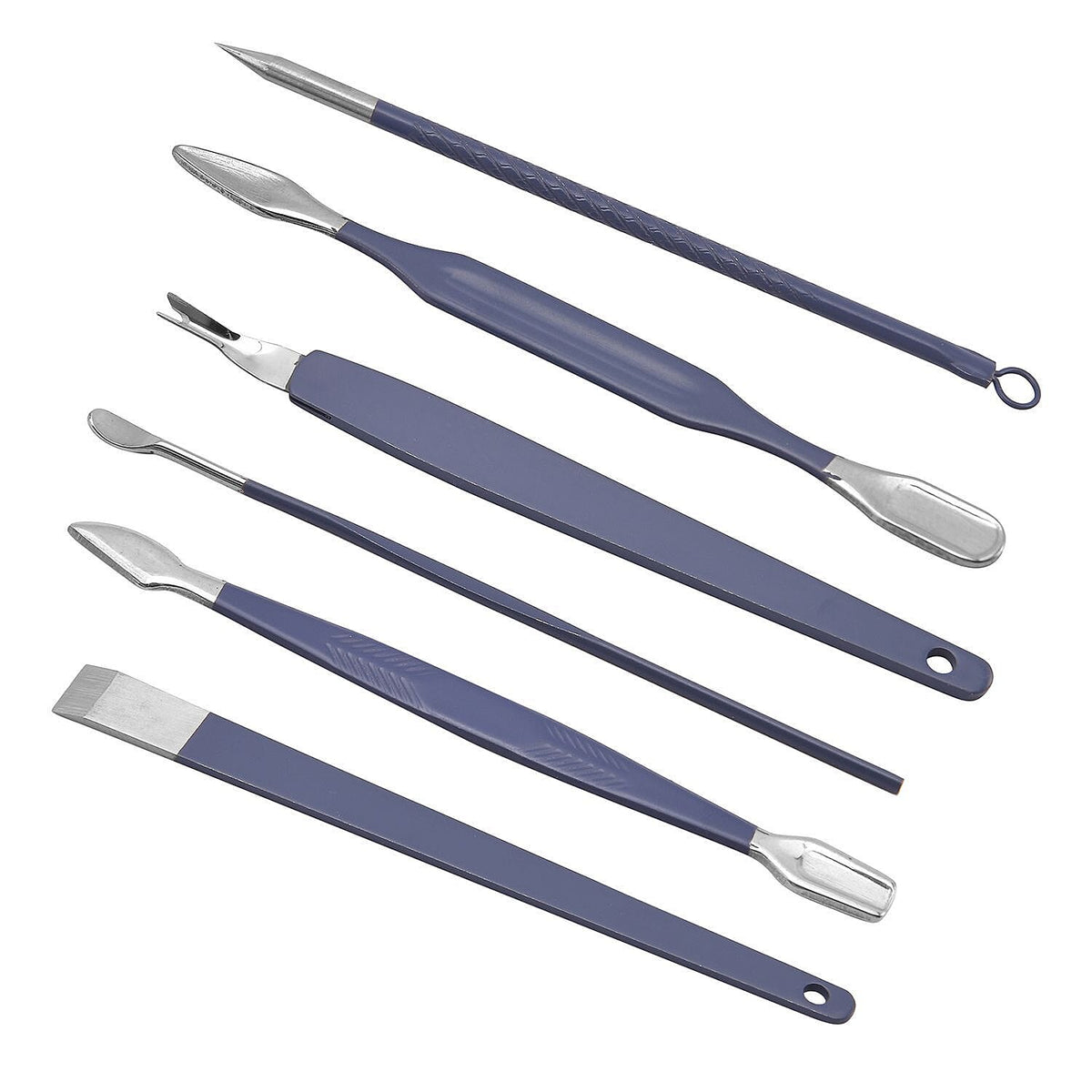 12pcs Manicure Set with Case - Blue 7134414 5