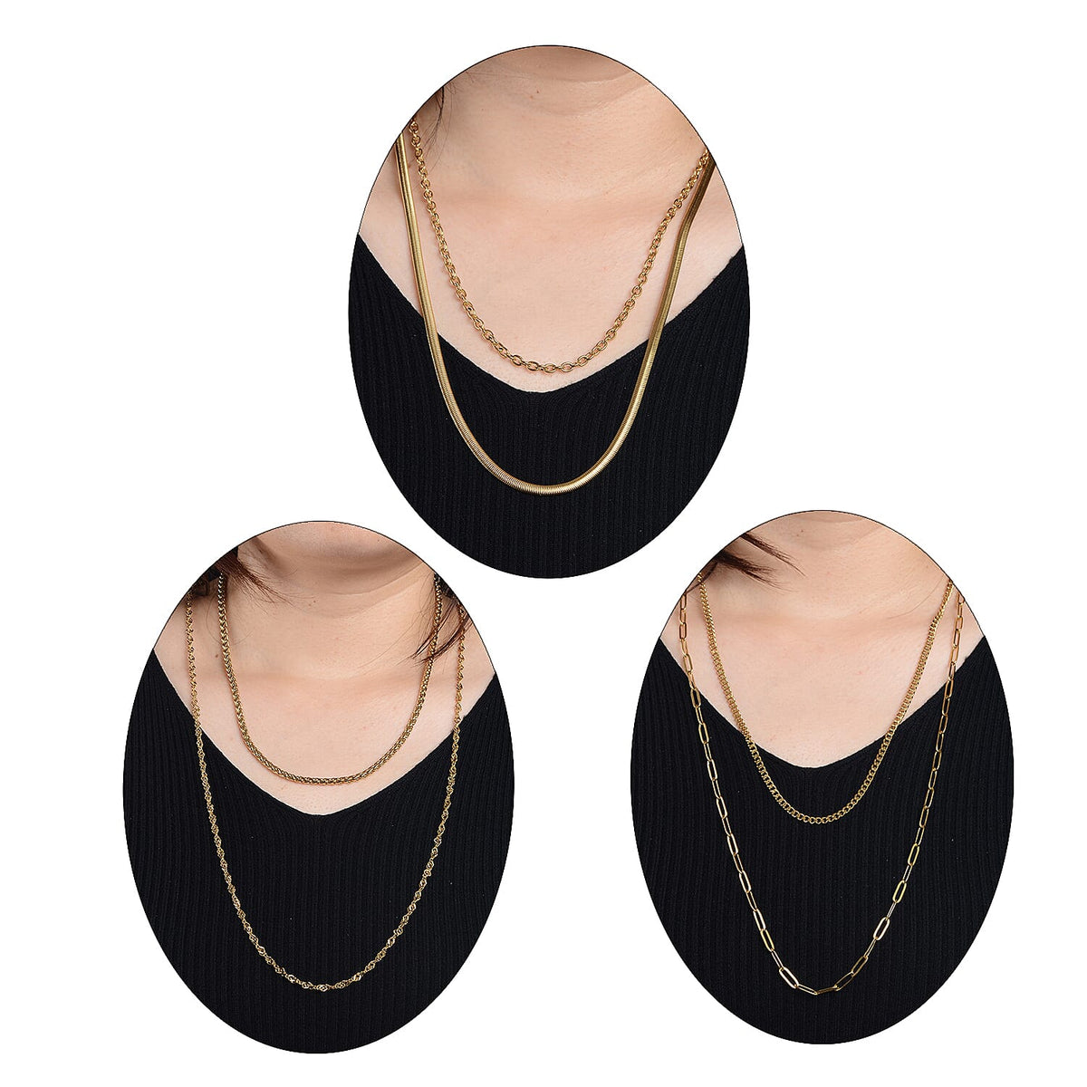 Pick OF the show Set of 16 - 6 Necklaces (Size - 30/24/20), 6 Bracelets (Size - 7 with Extender), 2 Push Back Earrings with Clasp, Storage Box &amp; Magnetic Chain Extender in Yellow V32512557 3
