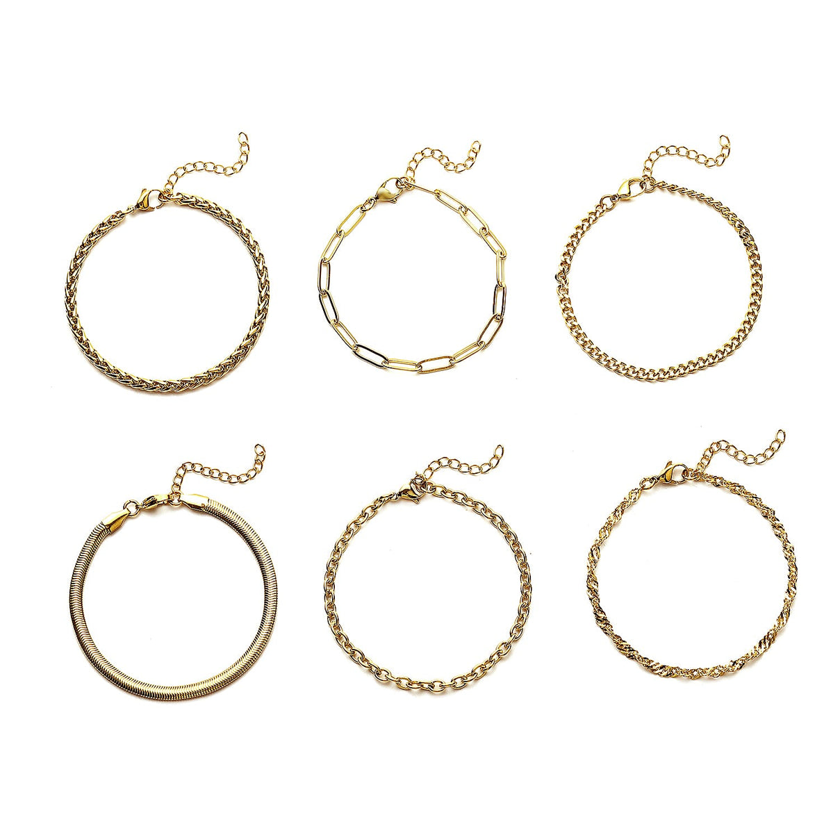 Pick OF the show Set of 16 - 6 Necklaces (Size - 30/24/20), 6 Bracelets (Size - 7 with Extender), 2 Push Back Earrings with Clasp, Storage Box &amp; Magnetic Chain Extender in Yellow V32512557 4