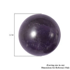 Amethyst (Rnd) Stud Earrings (with Push Back) in Rhodium Overlay Sterling Silver