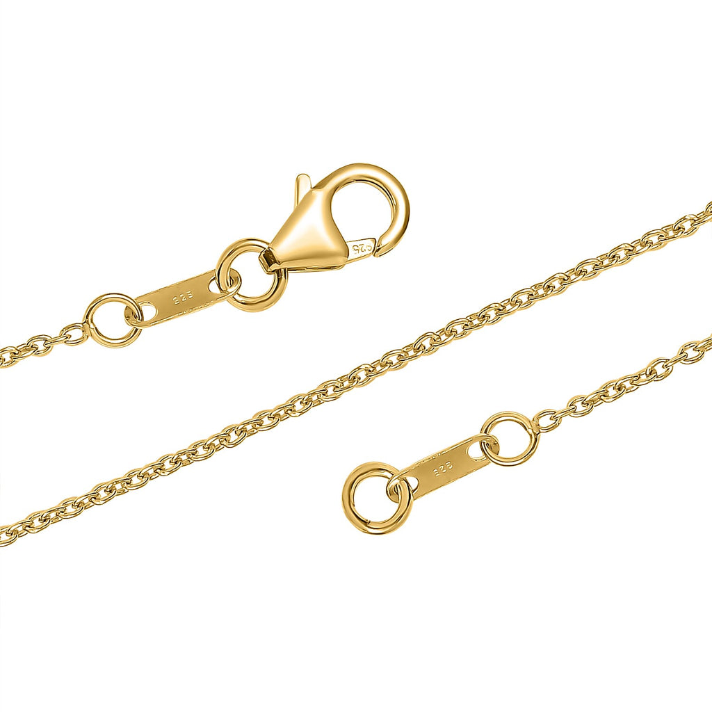 18K Vermeil  Yellow Gold Plated  Chain (Size 20) with Lobster Clasp