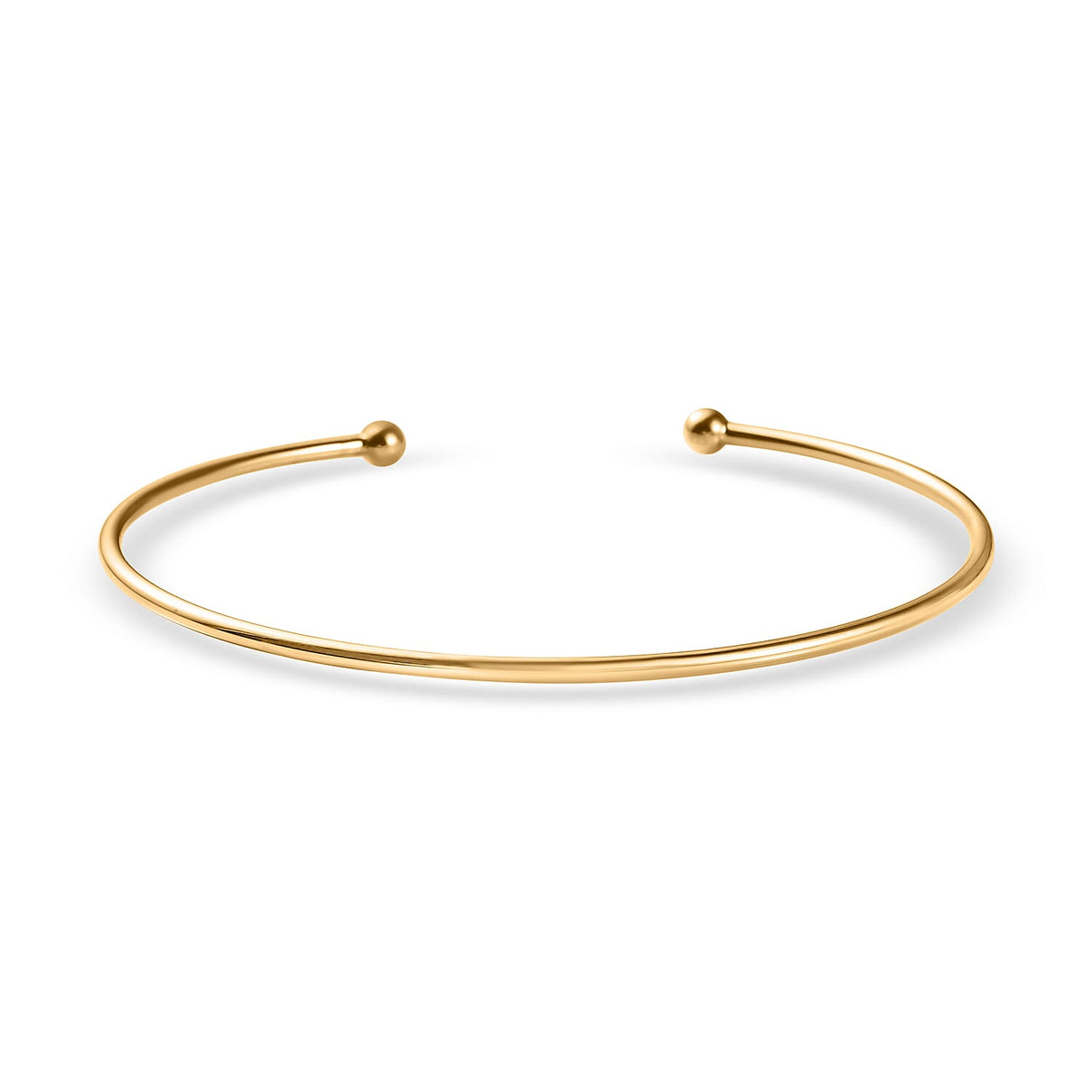 DESIGNER CLOSEOUT 14K Gold Overlay Sterling Silver Cuff Torque Bangle (Size-7.5) 7652991 5