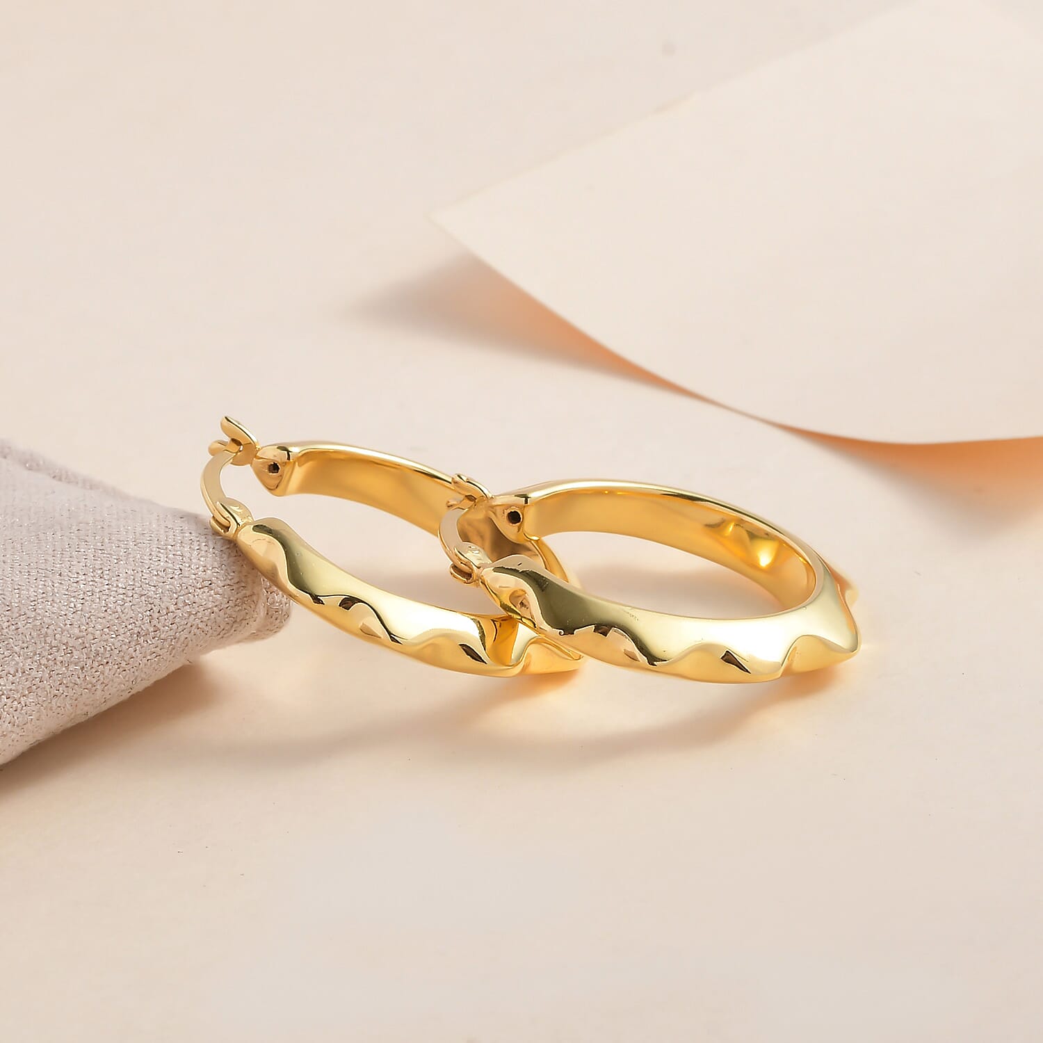 FLASH SALE MEGA DEAL- Designer Closeout 14K Gold Overlay Sterling Silver Earrings 7649723 1