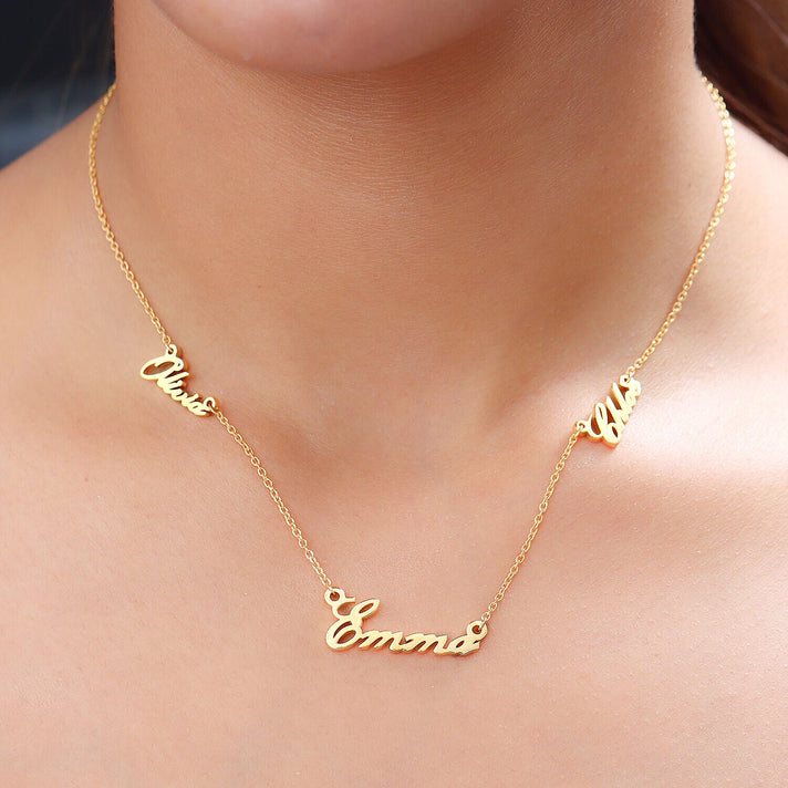 Personalise Necklace (Size 20) in 18K Vermeil Yellow Gold Over Sterling Silver 7528266 1
