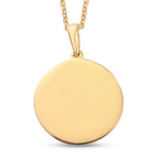 14K Gold Overlay Sterling Silver Pendant With Chain (Size 18), Silver Wt. 7.13 Gms