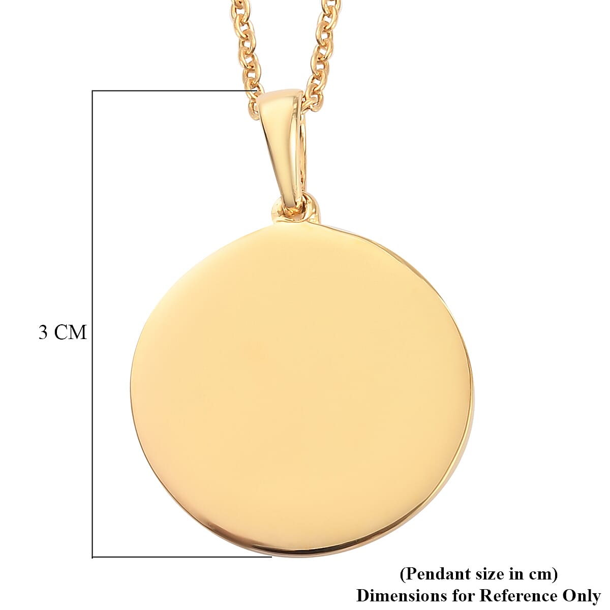 14K Gold Overlay Sterling Silver Pendant With Chain (Size 18), Silver Wt. 7.13 Gms 3650271 4