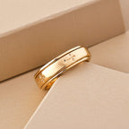 Cross Spinner Ring in 14K Gold Overlay Sterling Silver