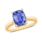 14K Rose Gold  AA   Tanzanite  Ring 1.40 ct,  Gold Wt. 4 Gms  1.400  Ct.