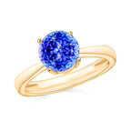 14K Rose Gold  AA   Tanzanite  Ring 1.45 ct,  Gold Wt. 4 Gms  1.450  Ct.