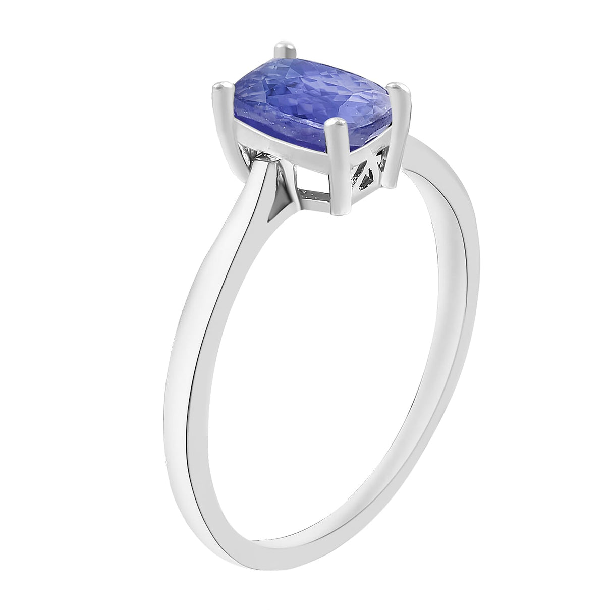 14K White Gold AA Tanzanite Solitaire Ring 1.40 ct. 7719595 2