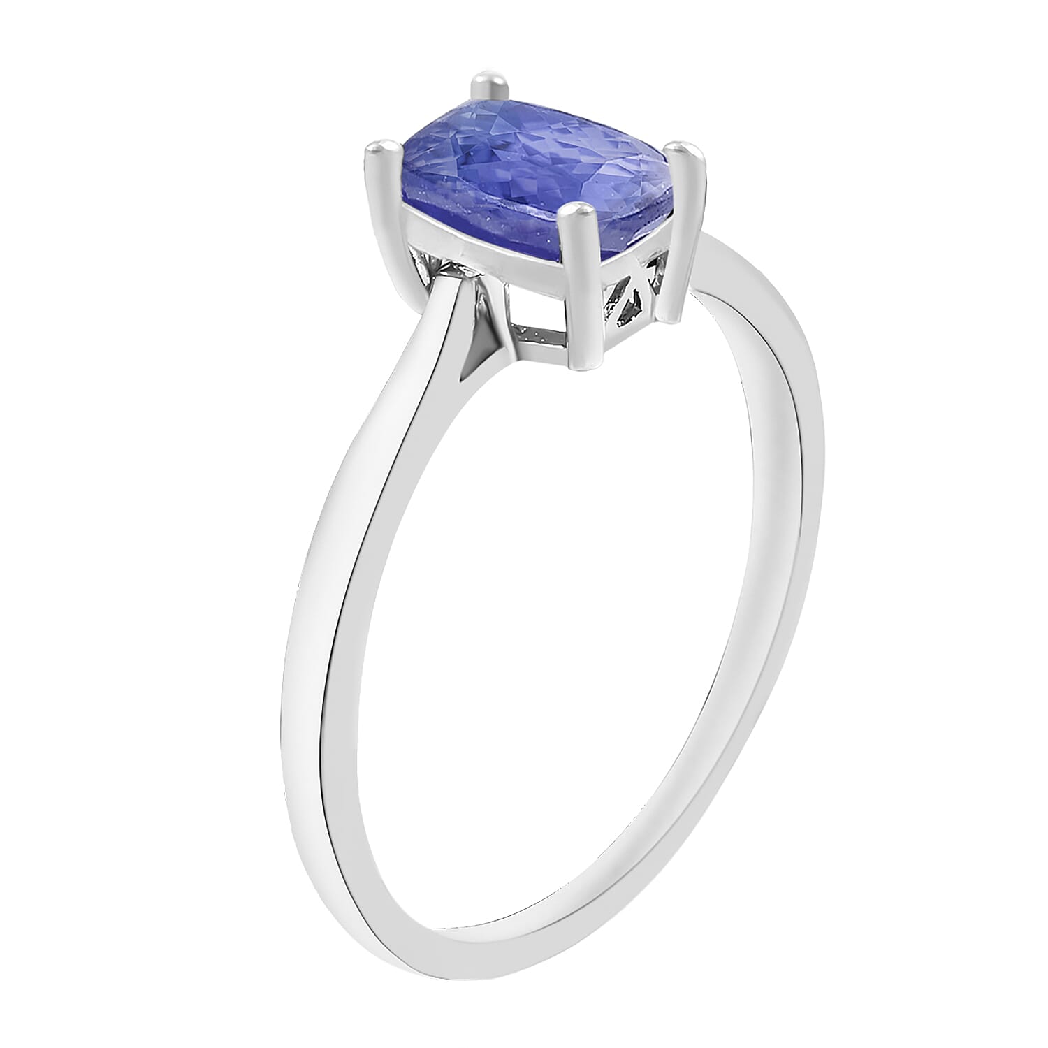 14K White Gold AA Tanzanite Solitaire Ring 1.40 ct. 7719595 2