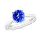 14K W Gold  AA   Tanzanite  Ring 1.45 ct,  Gold Wt. 4 Gms  1.450  Ct.