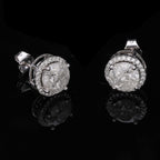 Certified and Appraised SGL 14K White Gold Diamond (I1-I2-G-H) Earrings 3.60 Ct