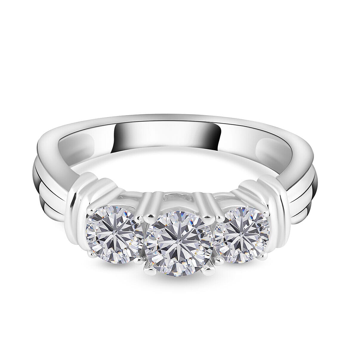 NY Close Out- 14K White Gold (I1-I2-G-H) Diamond Ring 1.00 Ct. 7327998 0