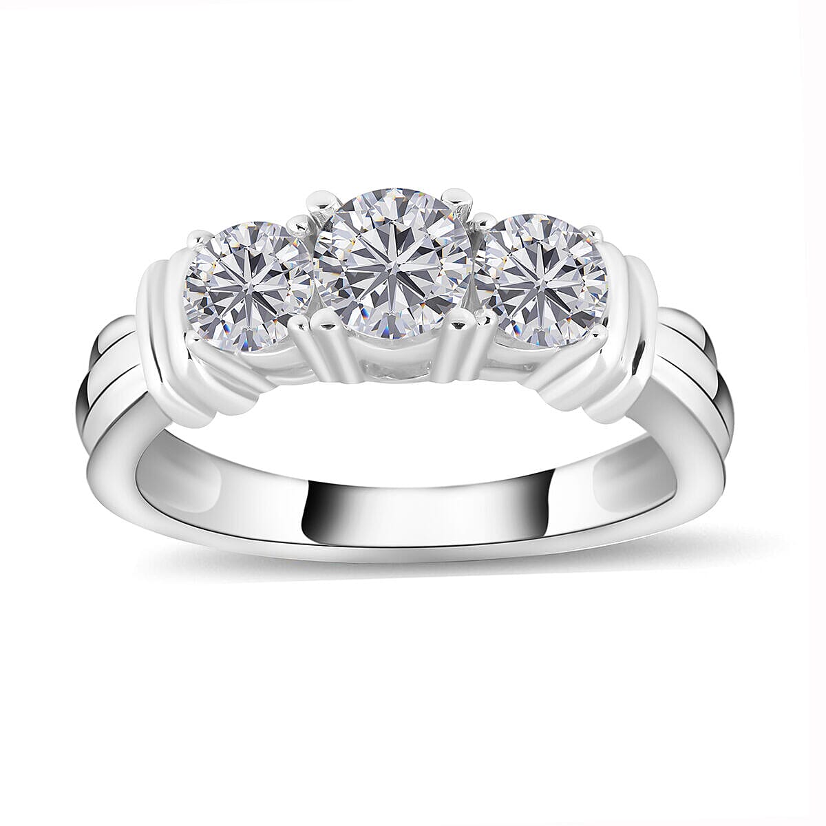 NY Close Out- 14K White Gold (I1-I2-G-H) Diamond Ring 1.00 Ct. 7327998 1
