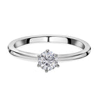 TJC Launch Luxuriant Diamond -14K W Gold IGI Certified Lab Grown Diamond (SI-G-H) Solitaire Ring 0.52 Ct