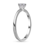 TJC Launch Luxuriant Diamond -14K W Gold IGI Certified Lab Grown Diamond (SI-G-H) Solitaire Ring 0.52 Ct