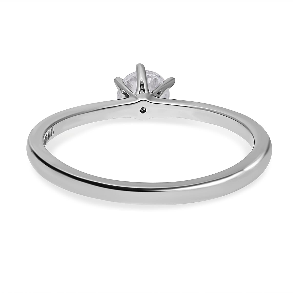 TJC Launch Luxuriant Diamond -14K W Gold IGI Certified Lab Grown Diamond (SI-G-H) Solitaire Ring 0.52 Ct 7620049 5